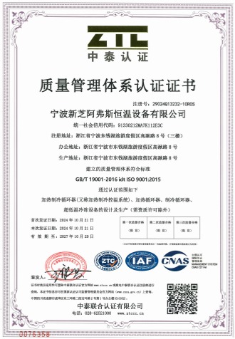 ISO9001質(zhì)量管理體系認證